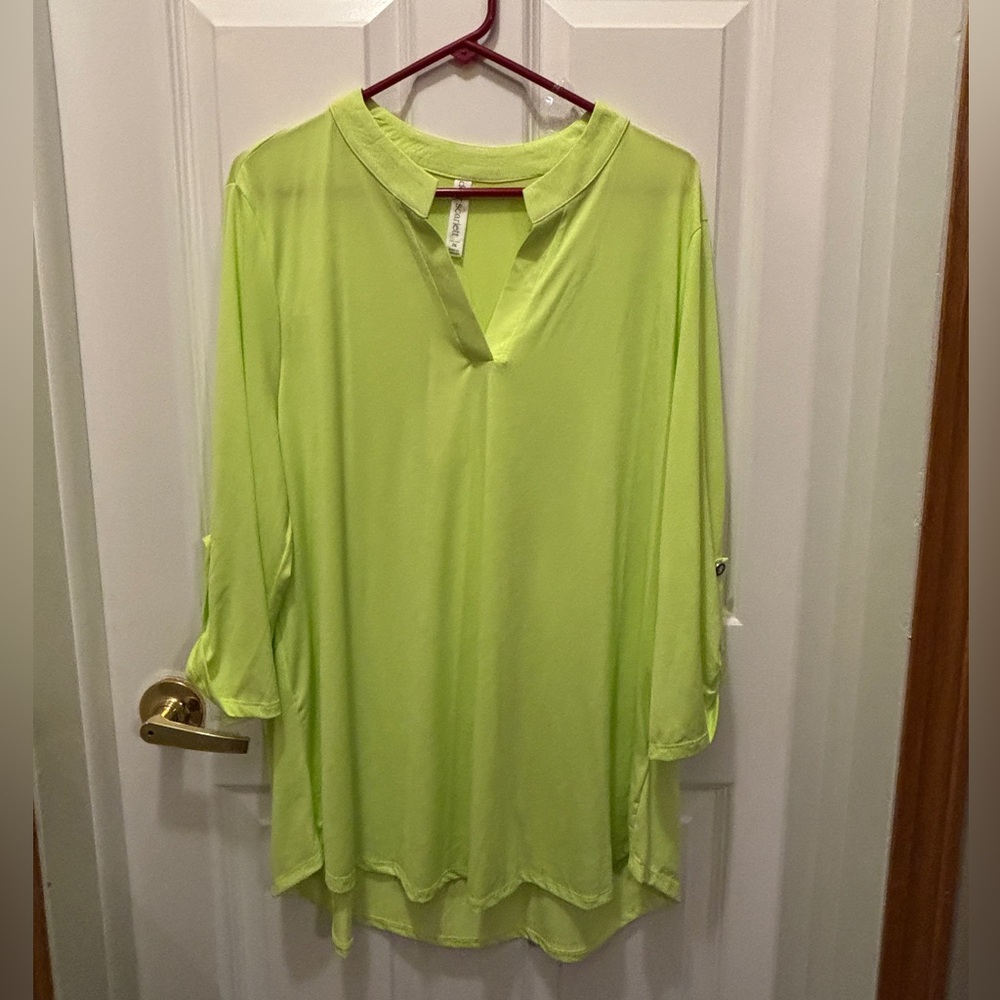 Dear Scarlett lizzy in neon yellow nwt sz 2x
